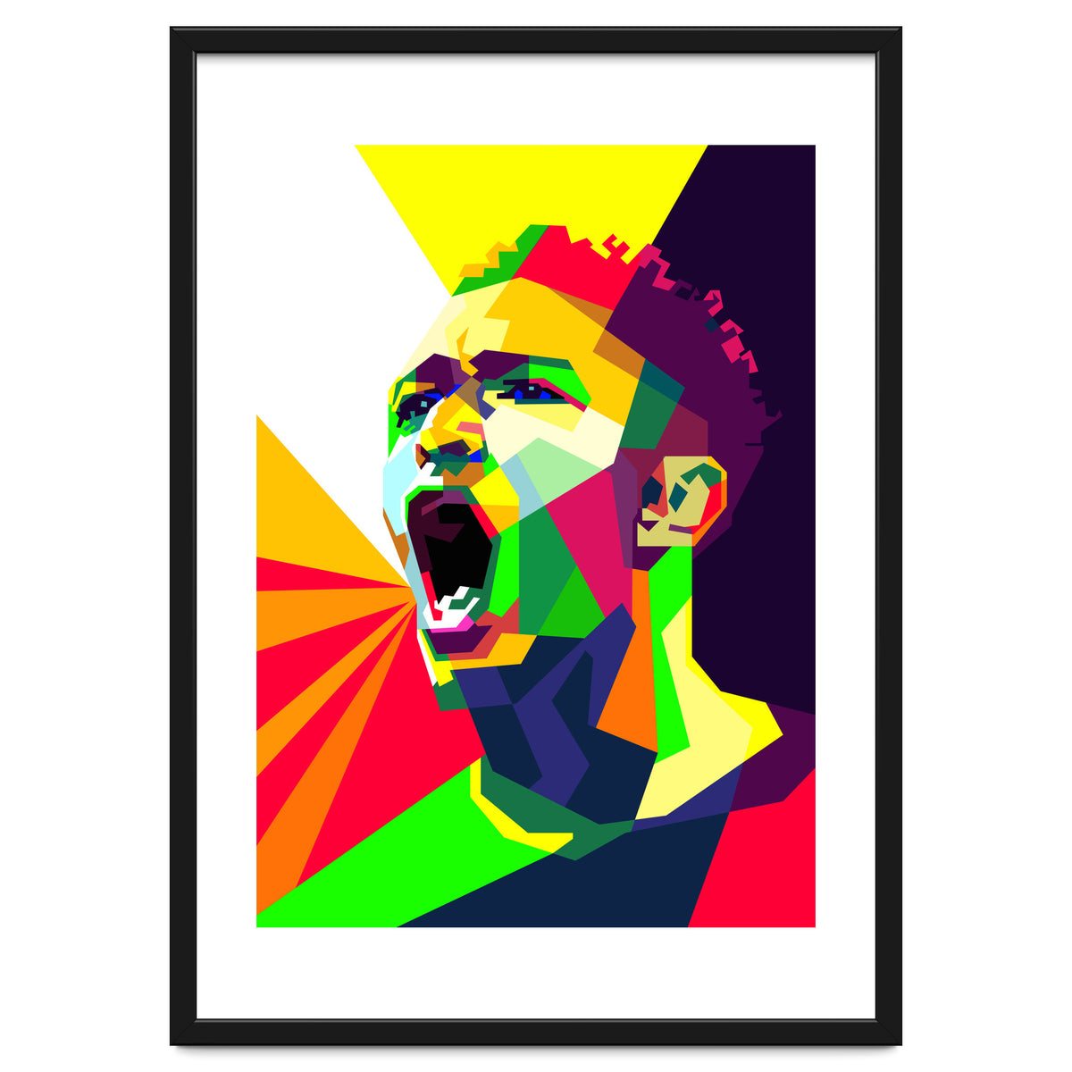 Jude Bellingham Football Pop Art WPAP