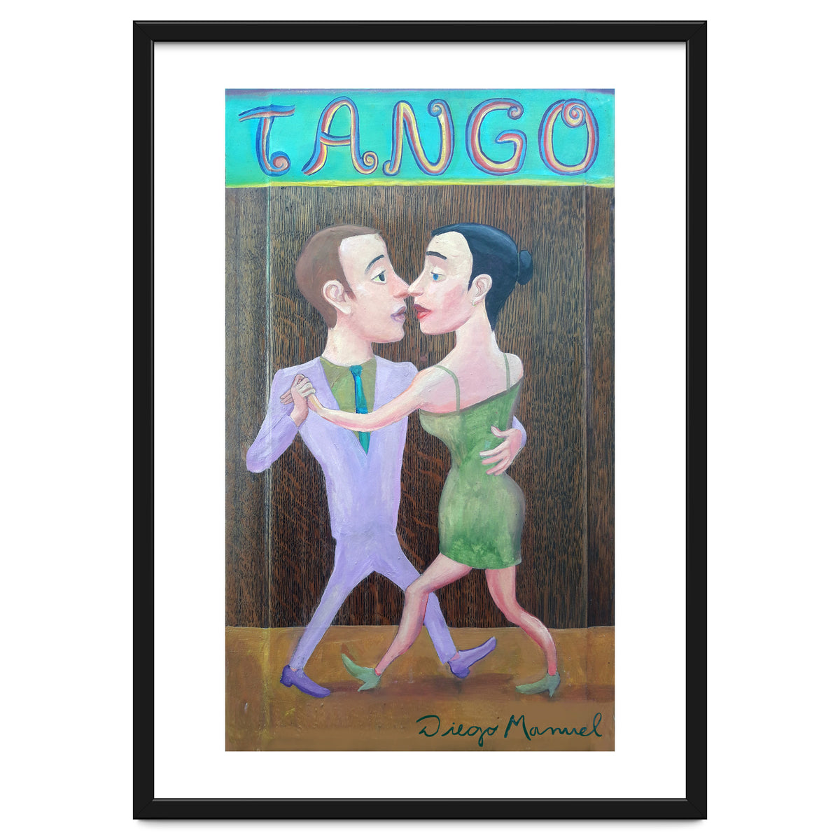 Pareja De Tango 2 Madera