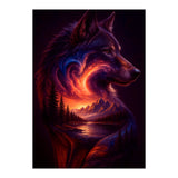The Nebula Guardian Wolf of the Mountains (Print Only) thumbnail