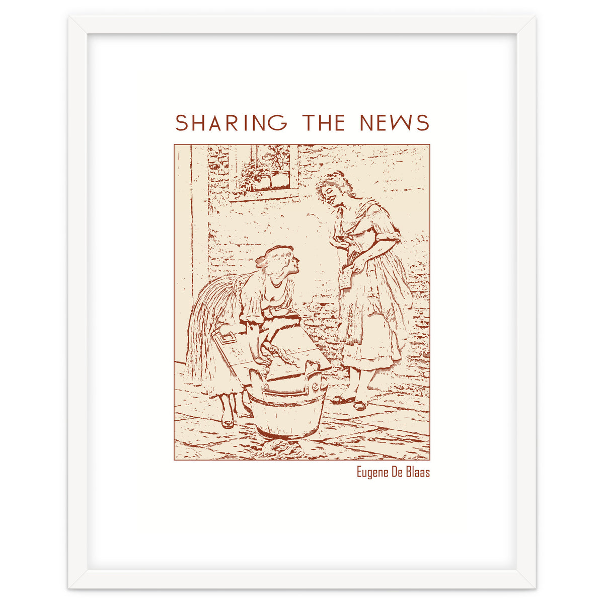 Sharing The News – Eugene De Blaas
