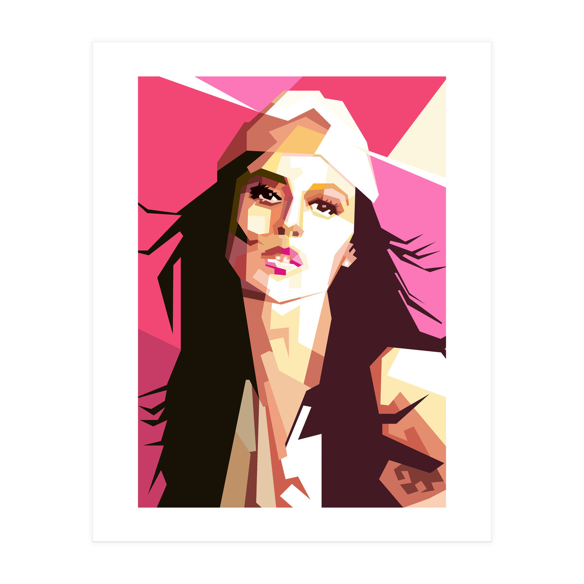 Beauty Monica Bellucci Actress Art Retro (Print Only)