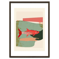 Red Fish Abstract