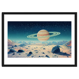 Alien Horizon: Saturn-Inspired Planetary Landscape thumbnail