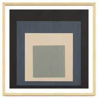 JOSEF ALBERS - HOMAGE TO THE SQUARE BEIGE GREY BLACK HIGH RESOLUTION