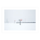 Snow-covered Basketball court (Print Only) thumbnail