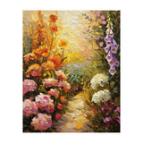Golden Hour Summer Garden Path Oil Painting (Print Only) thumbnail