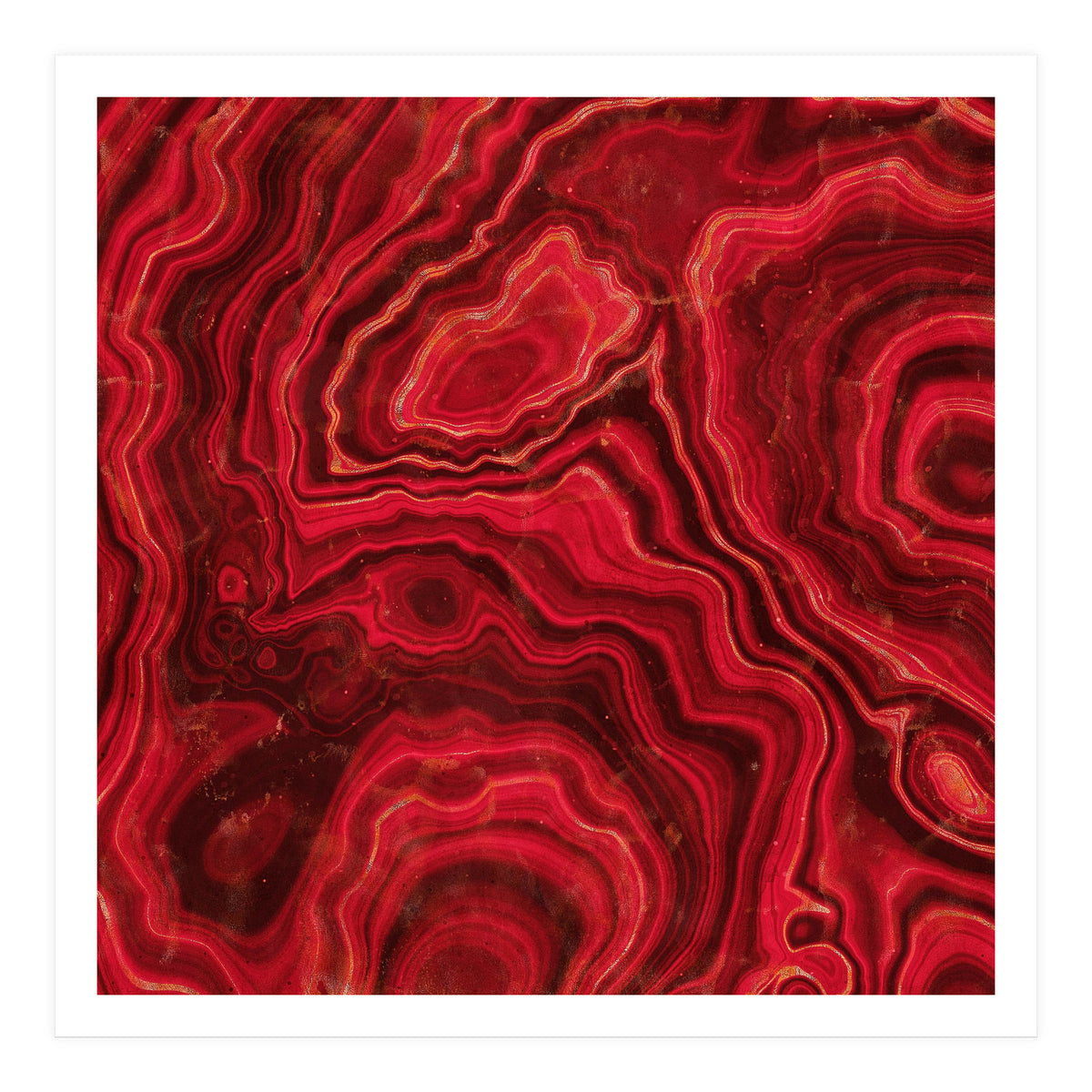 Red Agate Texture 02 (Print Only)
