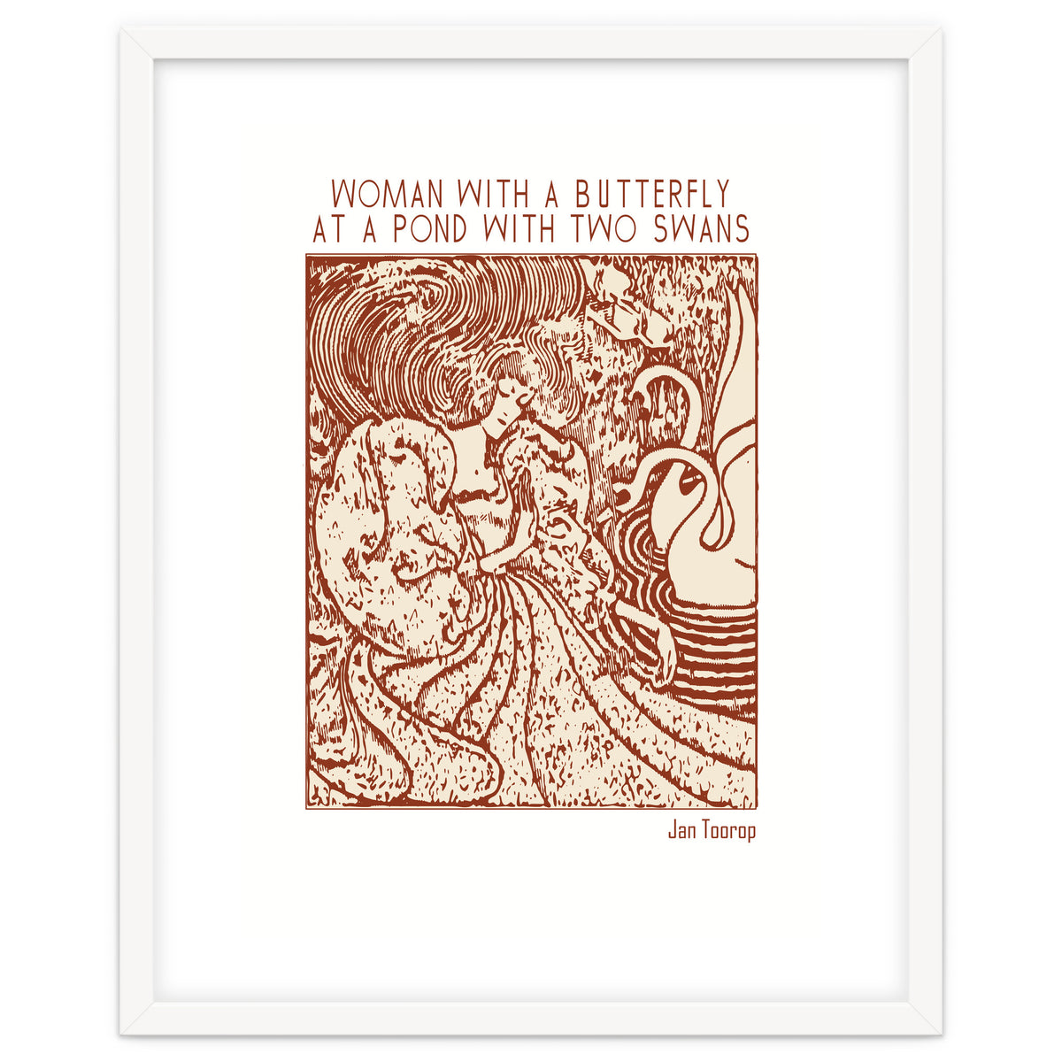 Woman With A Butterfly