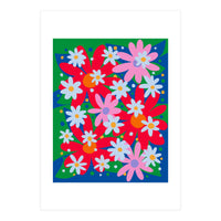 Bold Colorful Daisies (Print Only)