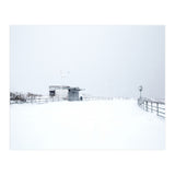 Hut in the winter seascape  (Print Only) thumbnail