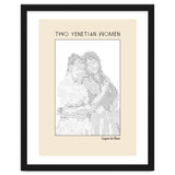 Two Venetian Women – Eugene de Blaas (ascii art) thumbnail