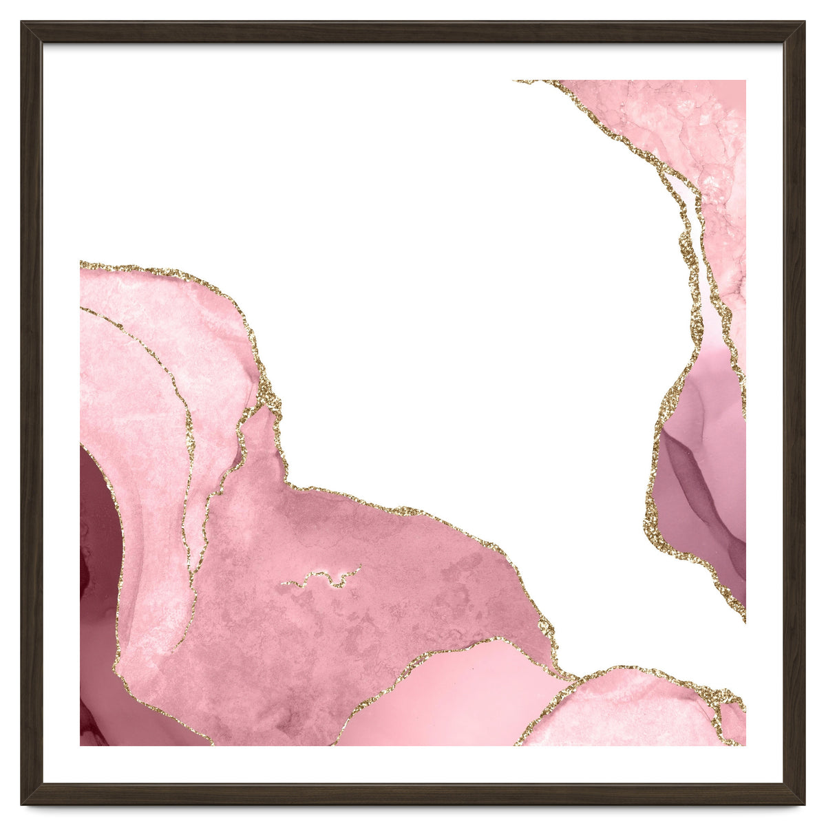 Blush & Gold Agate Texture 07
