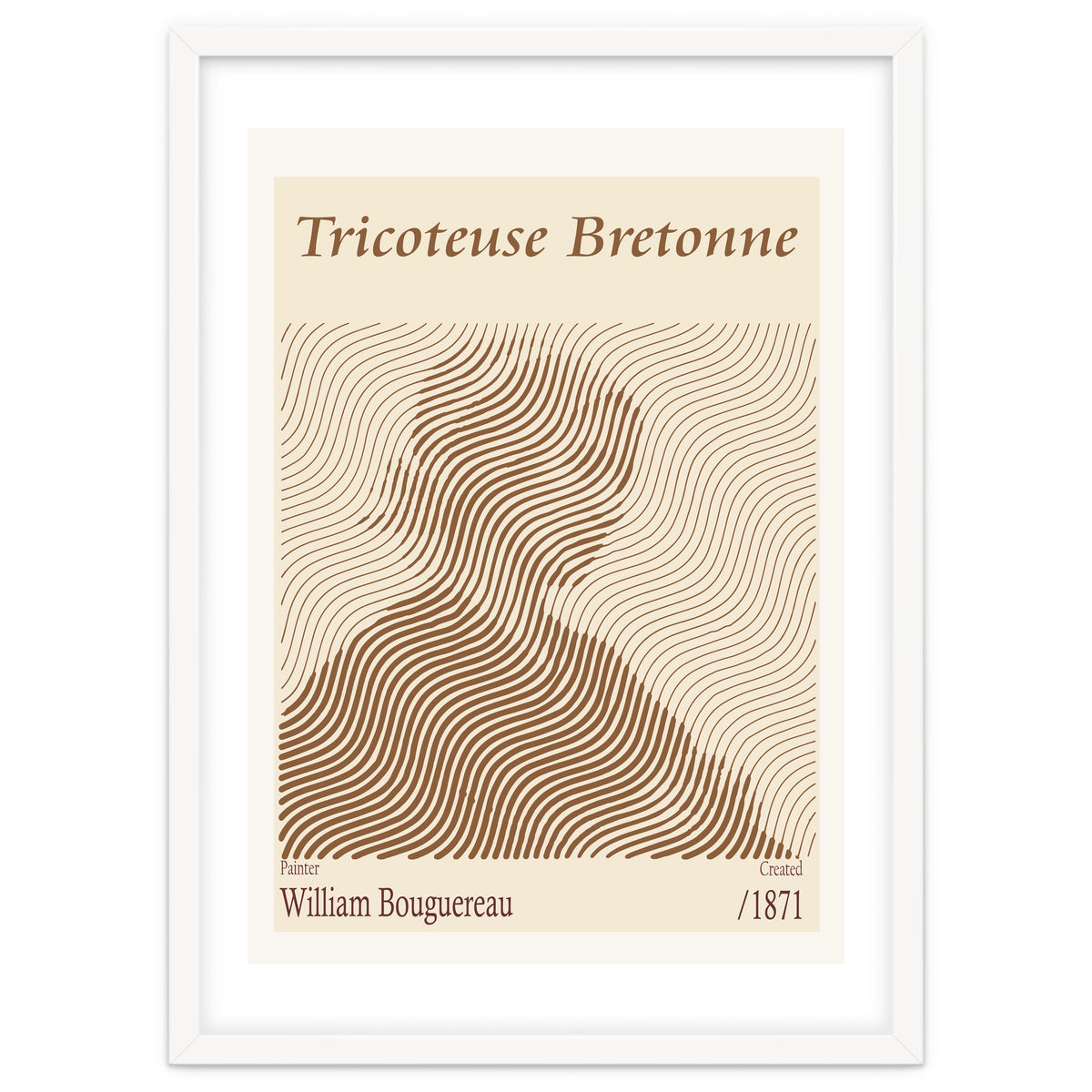Tricoteuse Bretonne William Bouguereau (1871)
