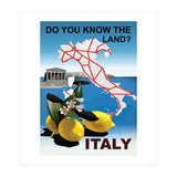 Italy Map (Print Only) thumbnail