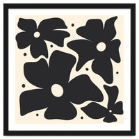 Abstract Monochrome Flowers 3