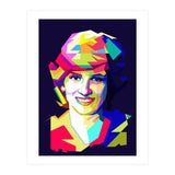 Lady Diana Princes Of Wales Pop Art WPAP (Print Only) thumbnail