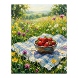 Summer Strawberries in the Meadow (Print Only) thumbnail
