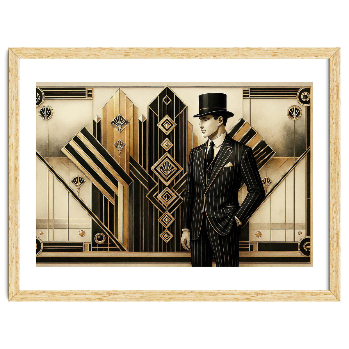 Gatsby Art Deco Noir