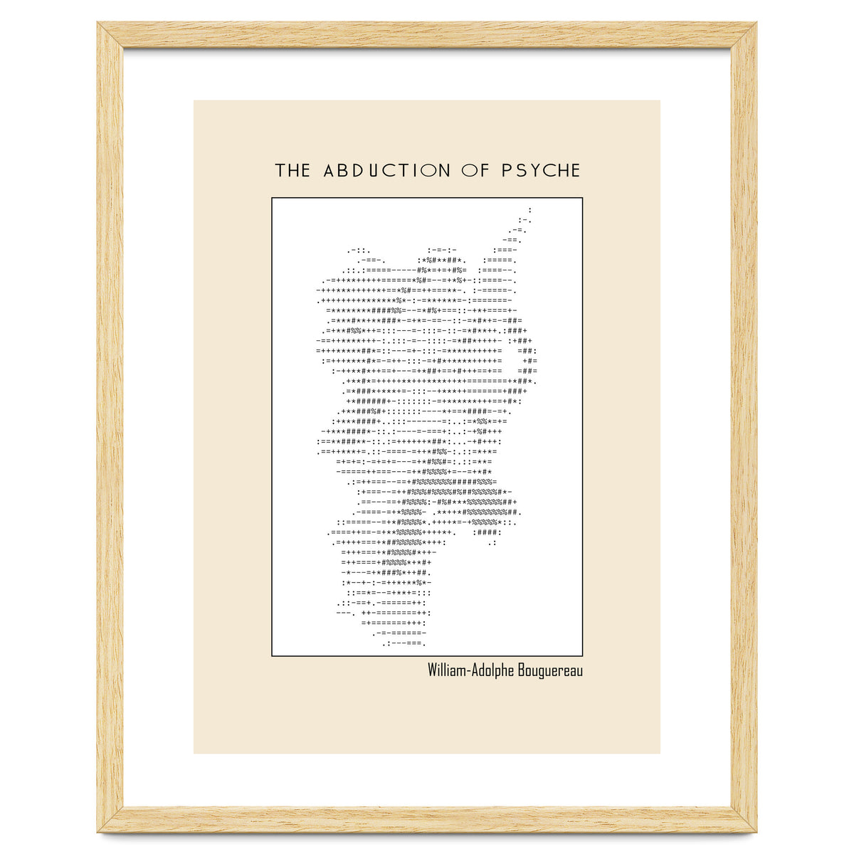 The Abduction of Psyche (1895) – William-Adolphe Bouguereau (ascii art)