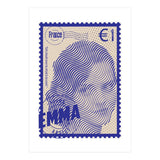 Emma Watson Stamps Art (Print Only) thumbnail