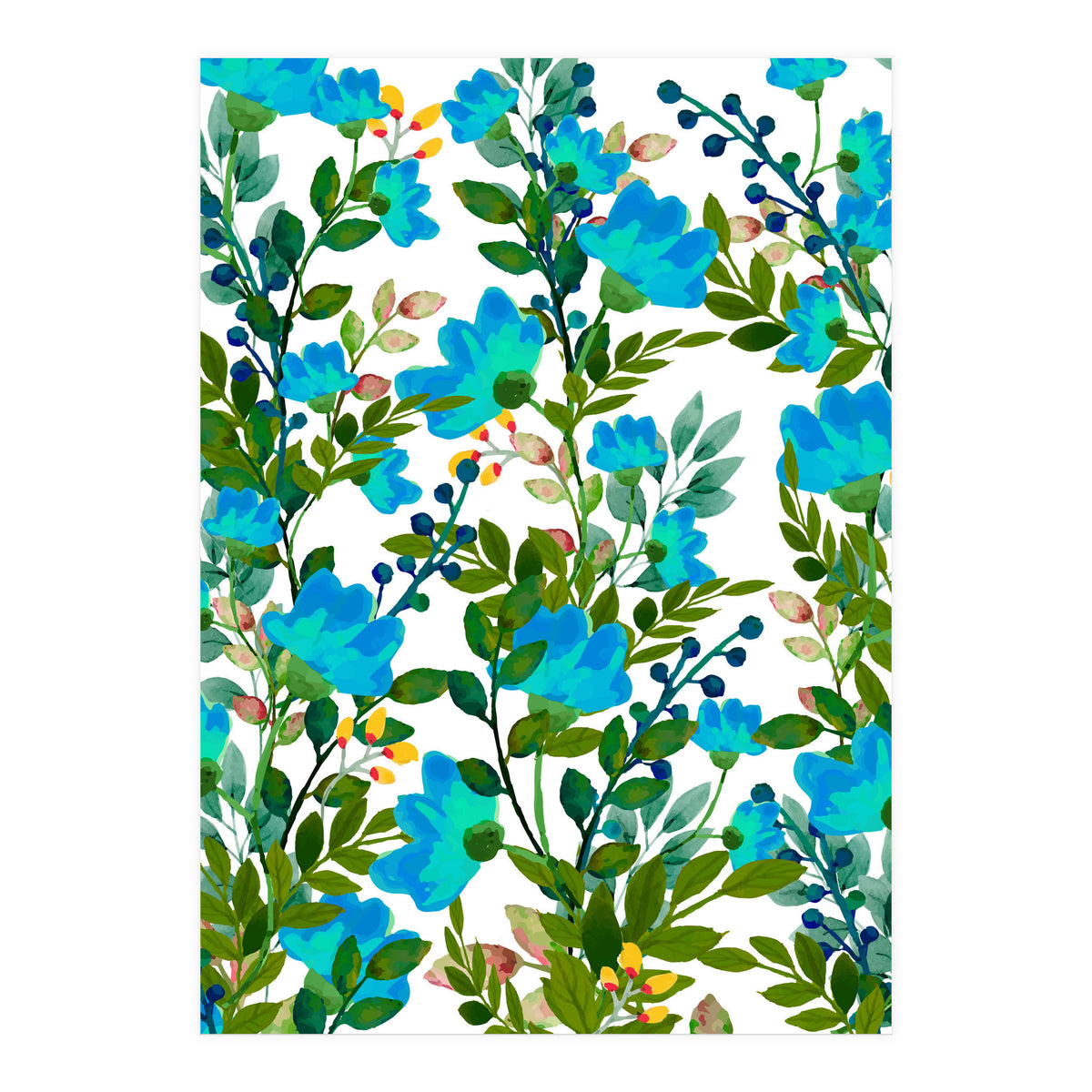 Blue #society6 #decor #buyart (Print Only)