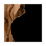 Brown & Gold Agate Texture 09 (Print Only) thumbnail