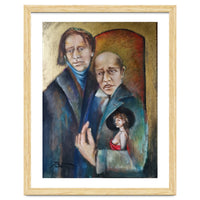 Father&son Oil.61x45.cm.