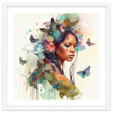 Floral Native Warrior Woman Butterfly Dance thumbnail