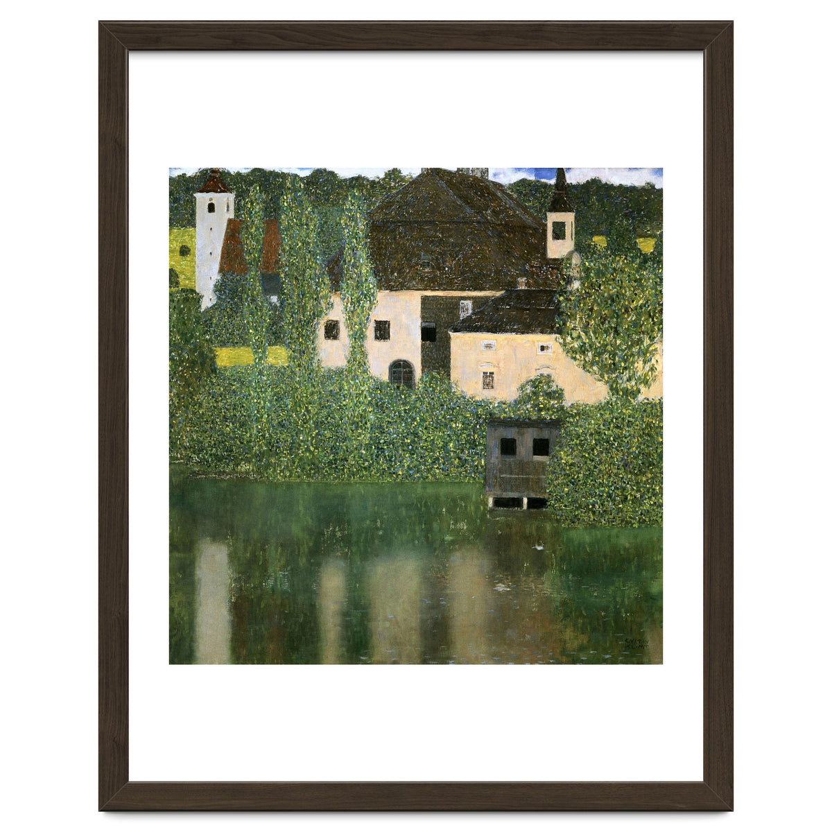 'Water Castle', 1908, Oil on canvas, 102,5 x 102 cm.