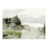 A natural hot spring landscape where steam rises - Iceland  (Print Only) thumbnail