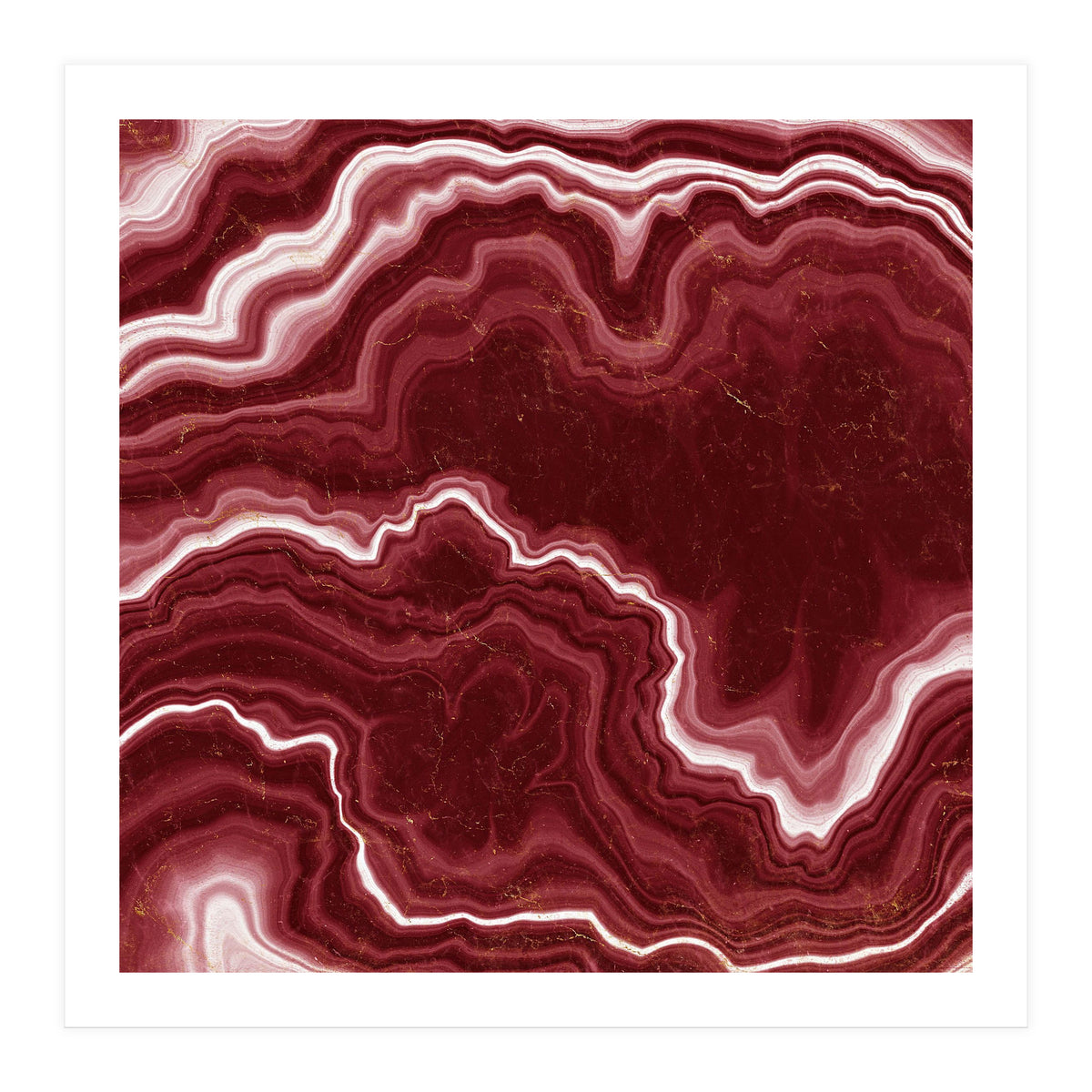 Red Agate Texture 09  (Print Only)