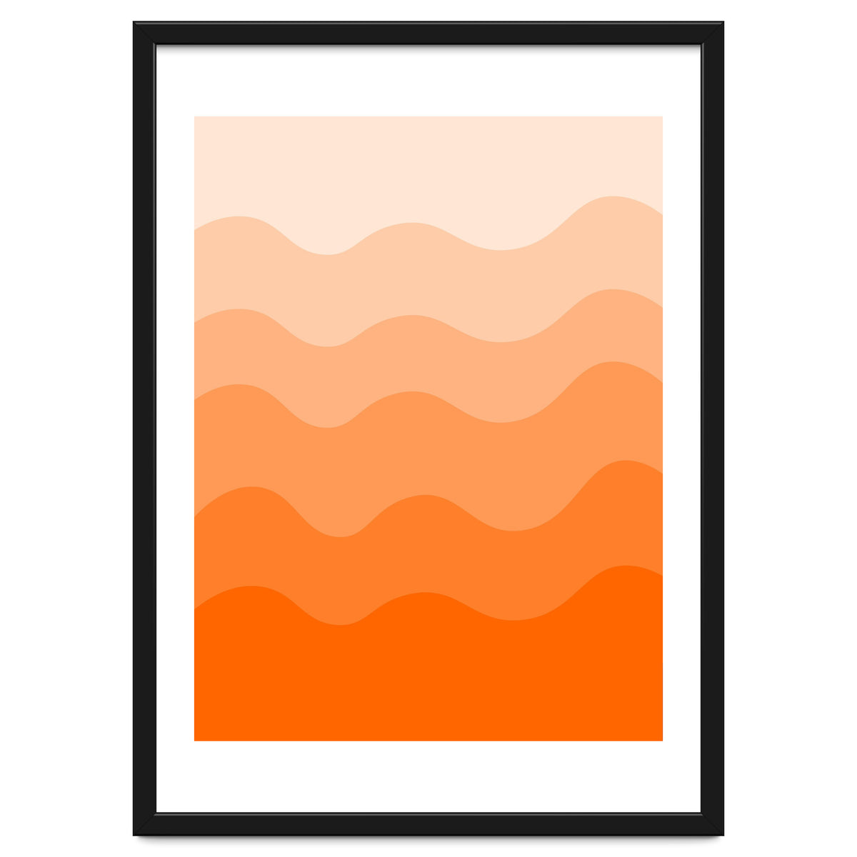 Orange gradient design