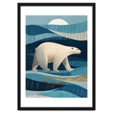 Polar Bear In The Blue Arctic thumbnail