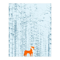 Fox Lost In The Woods (Print Only)