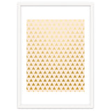Blush + Gold Triangles #society6 #decor #buyart thumbnail