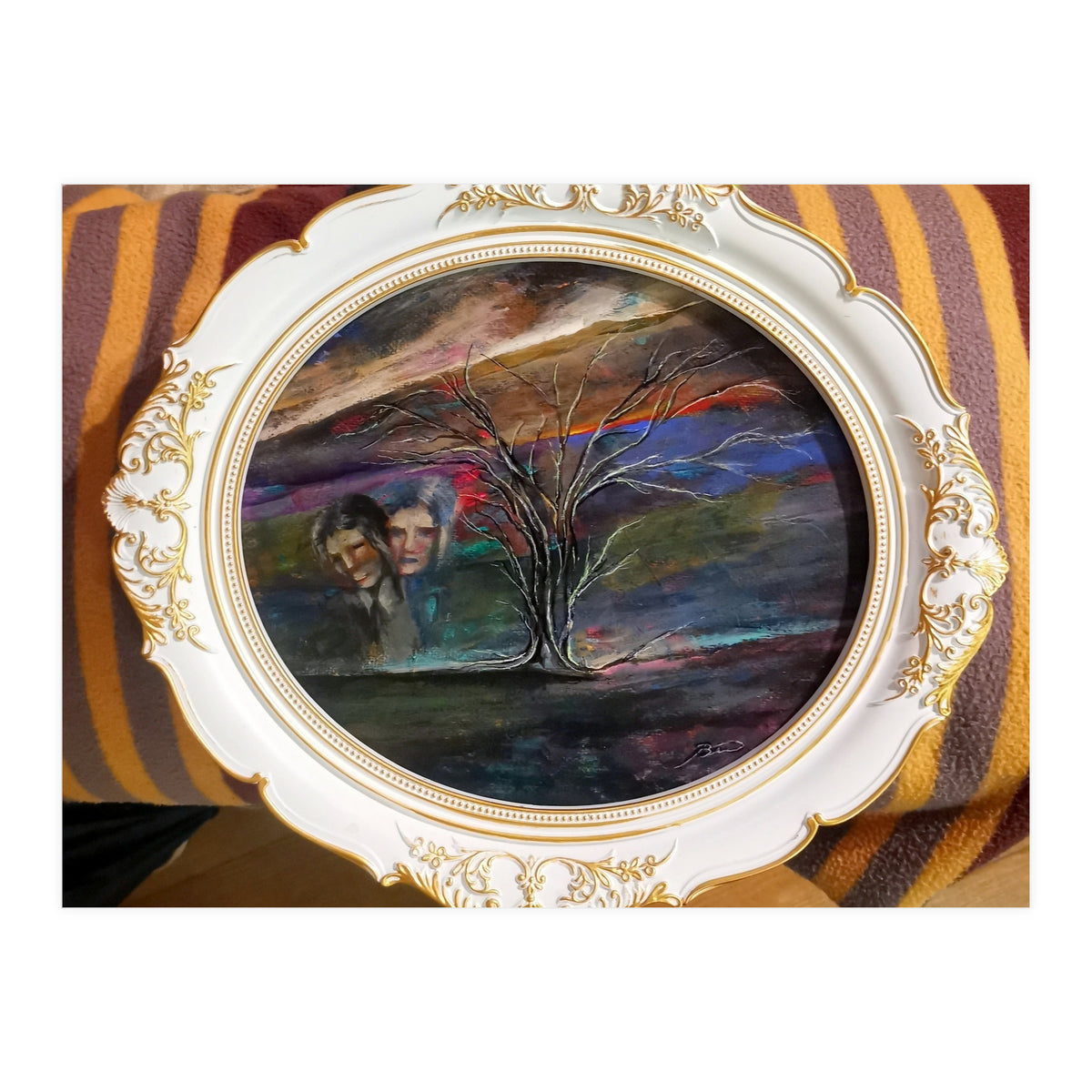 Memory 26x29.cm.acrylic. With Frame 33x38.cm. (Print Only)