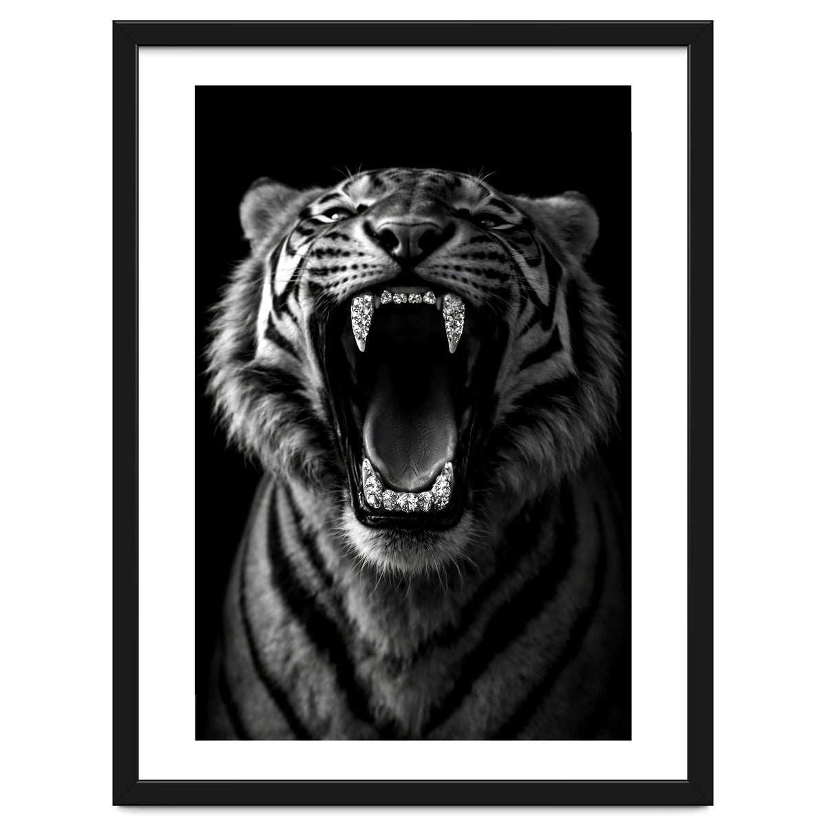 Roaring Tiger portrait