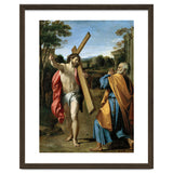 Annibale Carracci / 'Domine, quo vadis?', c. 1602, Oil on panel, 77.4 x 56.3cm. AGOSTINO CARRACCI. thumbnail