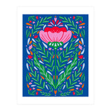 Bold Symmetrical Floral  (Print Only) thumbnail