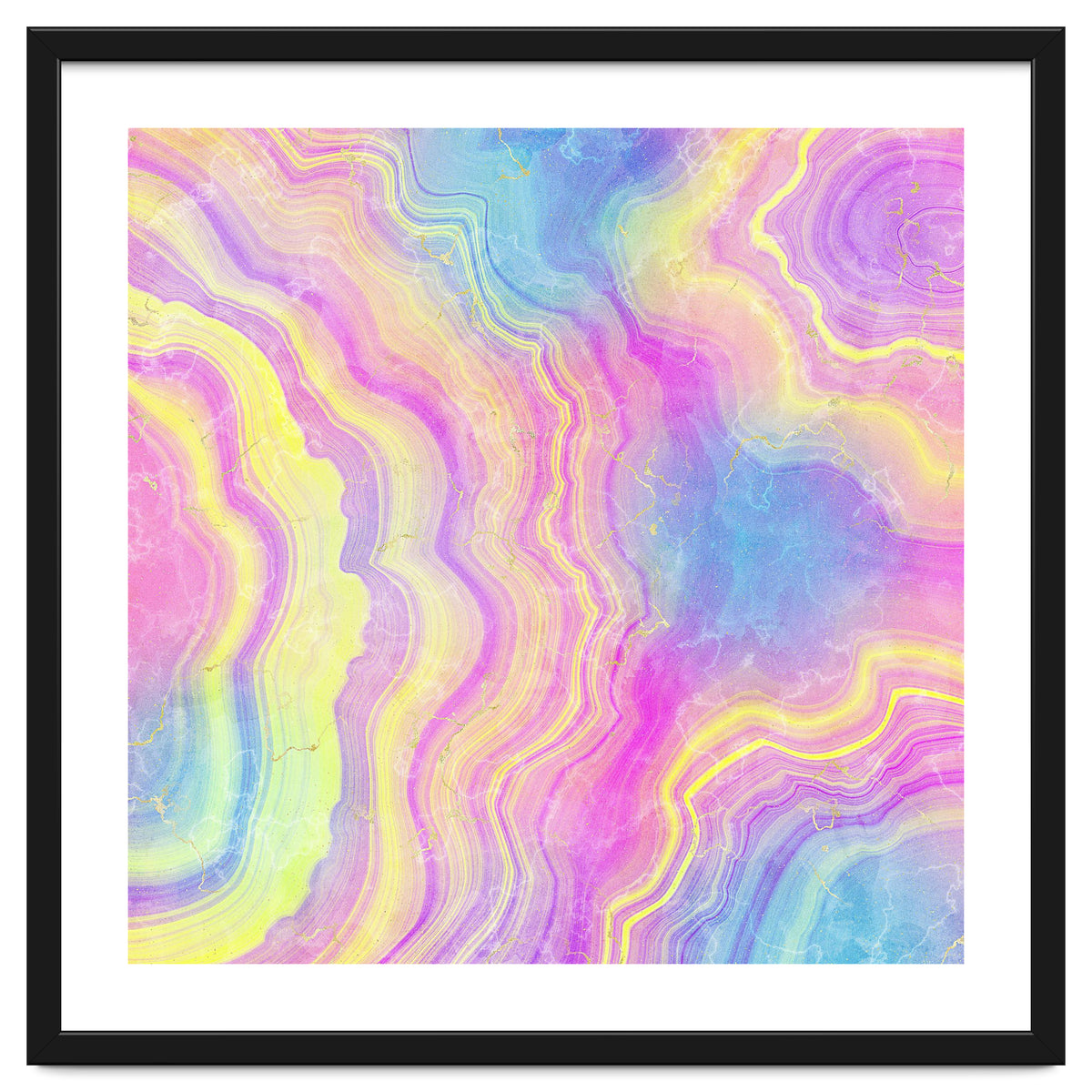 Neon Agate Texture 08