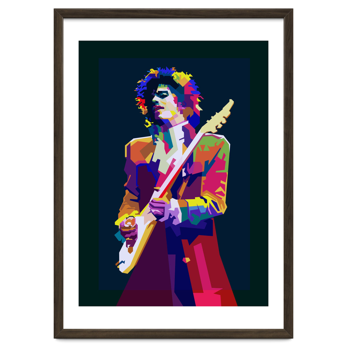Prince Singer Musician Pop Art WPAP Art Print by Artkreator