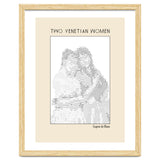 Two Venetian Women – Eugene de Blaas (ascii art) thumbnail