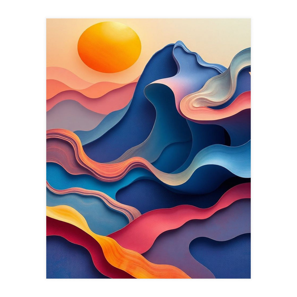 Sunset Over the Reef (Print Only)