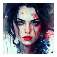 Watercolor Modern Snow White (Print Only)