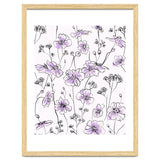 Wild Roses Floral Pattern - Purple thumbnail