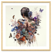 Watercolor Butterfly Bouquet