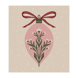 Christmas Floral Globe (Print Only) thumbnail
