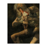 Francisco de Goya y Lucientes / 'Saturn devouring one of his sons', 1820-1823, Spanish School. (Print Only)