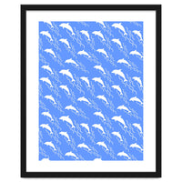 Swimming dolphins