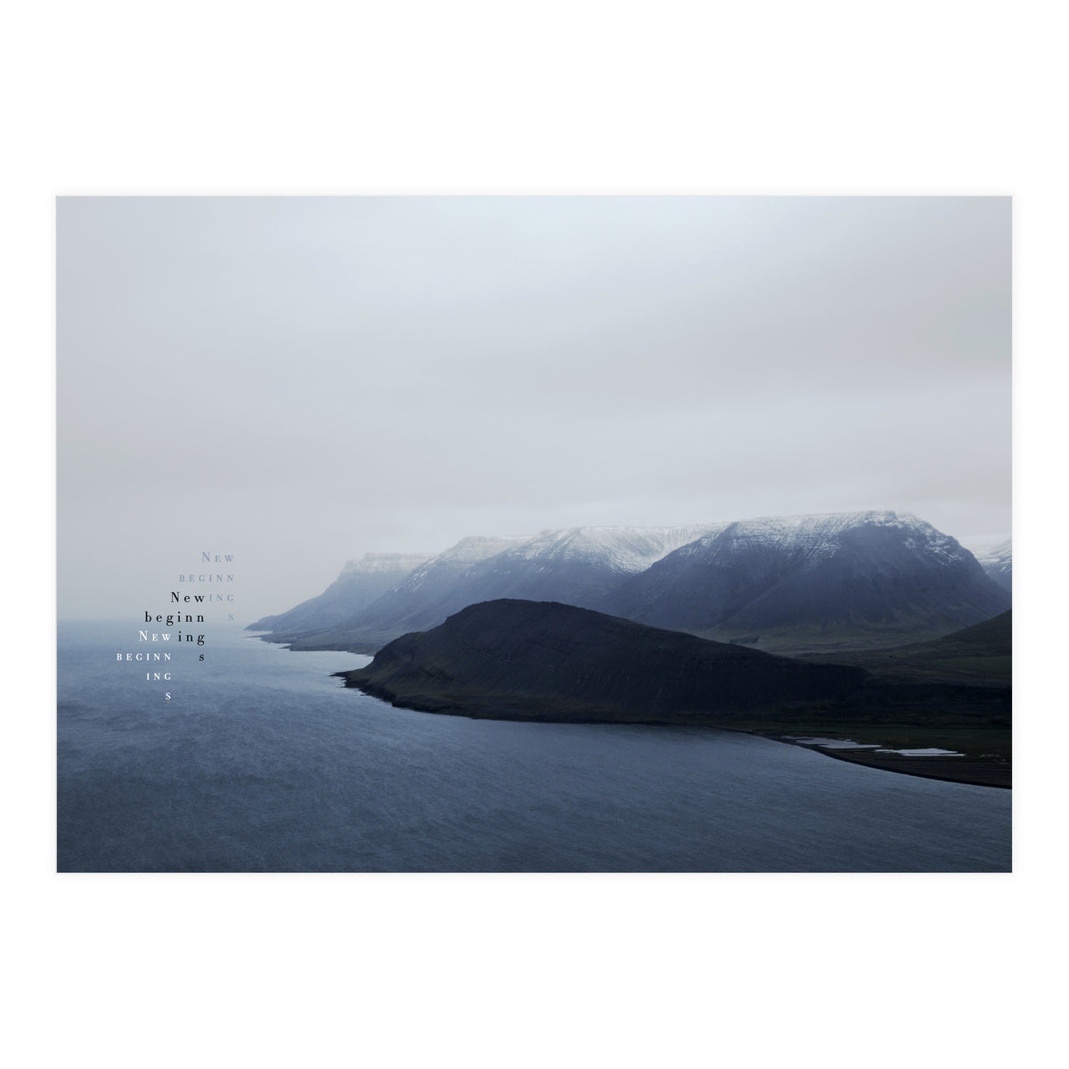 Photography - Scandinavia Fjord - New begginings (Print Only)
